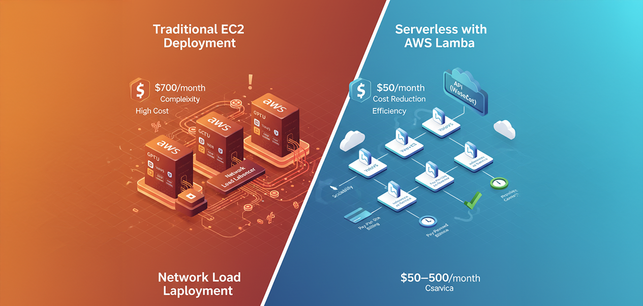Traditional vs Serverless ML Deployment